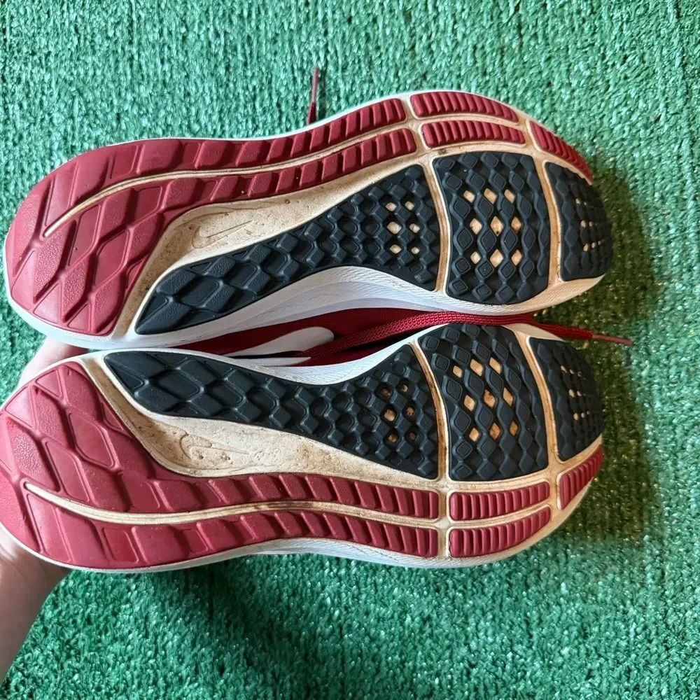 Nike Air Zoom Pegasus 39 Oklahoma Sooners Mens Size 7 Athletic Shoes Crimson